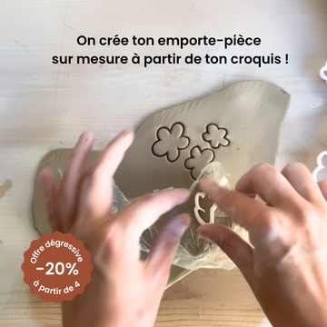 Emporte-pièce personnalisé pour les céramistes