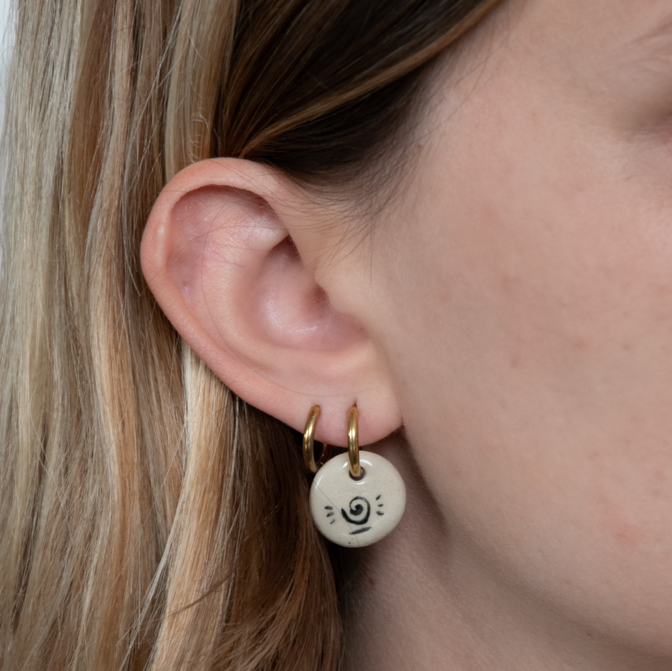 Boucles d'oreille - Ronde - Spirale