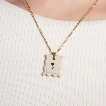 [Précommande] Collier - Timbre - Tulipe noire