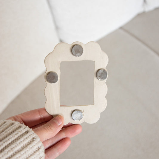 [Précommande] Cardre magnétique ondulé - Fleurs noires