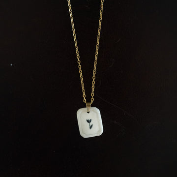 [Précommande] Collier - Cadre - Tulipe noire